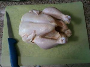 Use a fresh clean chicken
