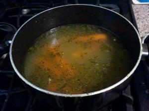 Soup without all the veggies